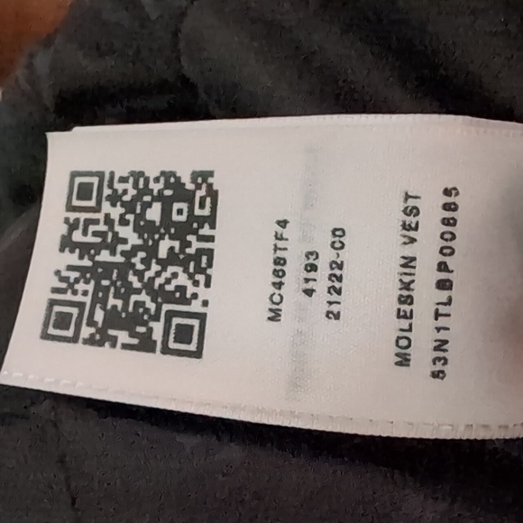 True Religion Black/ White Varsity Bomber Jacket Vest,Size 2XL. - Picture 15 of 16